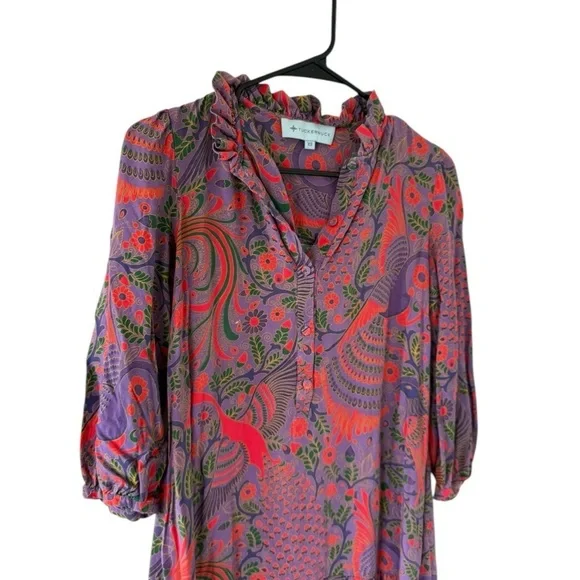 Tuckernuck Peacock Gwyneth Bamboo Shirt Dress - Picture 4 of 8